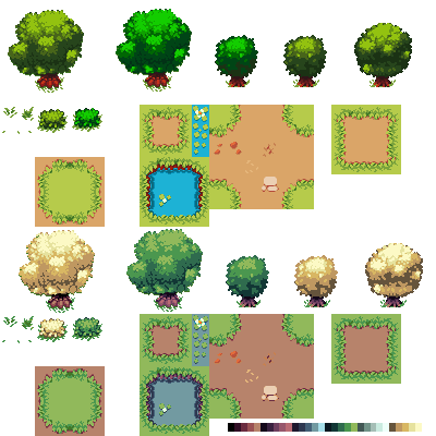 Tilesets for games